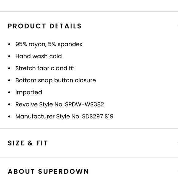 Superdown Al square neck short sleeve bodysuit - Picture 11 of 11